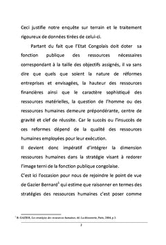 La problématique du recrutement dans la fonction publique congolaise