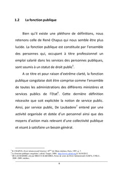 La problématique du recrutement dans la fonction publique congolaise