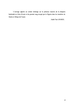Les Transferts de Fonds de la Diaspora CEDEAO