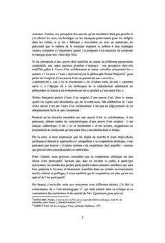 L'esthétique de la coopération artistique