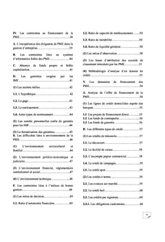 Problématique du financement des PME au Sénégal