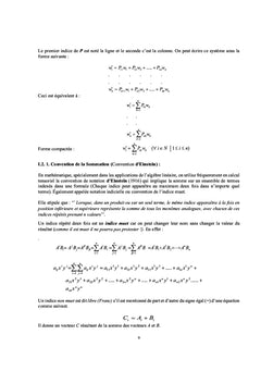 Concepts de Base sur la Mécanique des Milieux Continus (MMC)