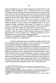 La pratique du veto au CS de l'ONU à l'orée de la paix internationale