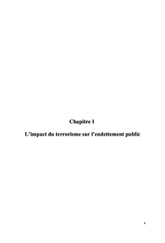 Analyse économique du terrorisme et de son impact