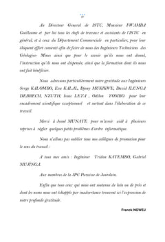 Paramètres de minage de la mine à ciel ouvert