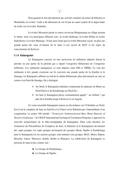 Paramètres de minage de la mine à ciel ouvert