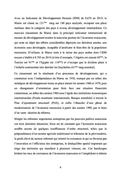 L'économie du Maroc : Etats des lieux et perspectives