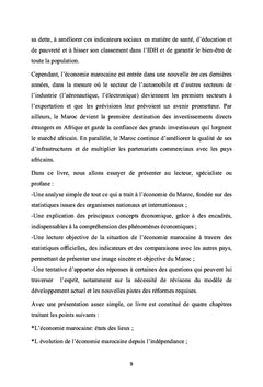 L'économie du Maroc : Etats des lieux et perspectives