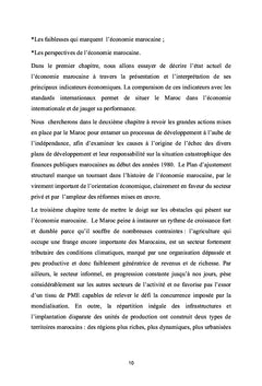 L'économie du Maroc : Etats des lieux et perspectives