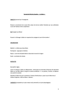 Education Physique en formation : une approche transversale