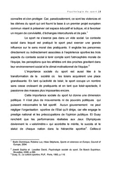L'importance de la psychologie du sport en République Démocratique du Congo