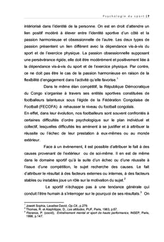 L'importance de la psychologie du sport en République Démocratique du Congo