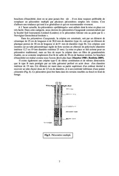 Piézométrie et nouvelles techniques de détection des fuites d'eau