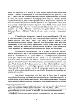 La police nationale congolaise et le maintien de l'ordre public