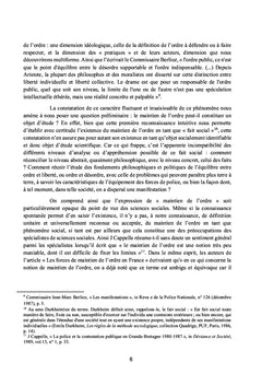 La police nationale congolaise et le maintien de l'ordre public