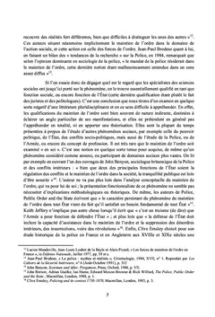 La police nationale congolaise et le maintien de l'ordre public