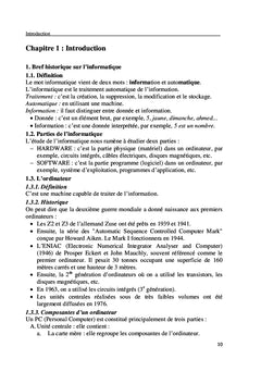 Algorithmique et programmation en C