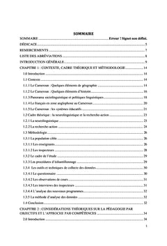 L'APC et l'enseignement du français en classe anglophone au Cameroun
