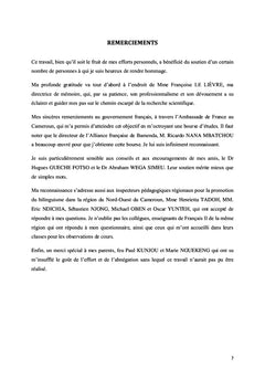 L'APC et l'enseignement du français en classe anglophone au Cameroun