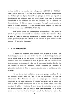 Les émissions télévisées «Face à face»