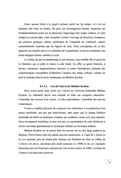 Temps verbaux et style dans le texte romanesque