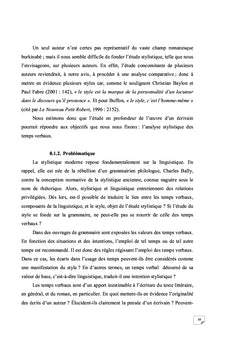 Temps verbaux et style dans le texte romanesque