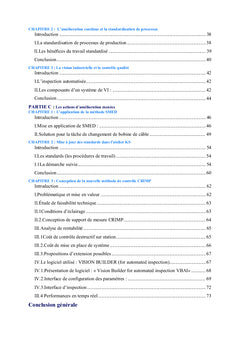 Amelioration de l'efficience d'un processus semi automatique