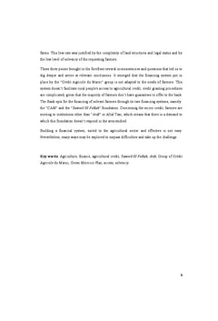 Contribution à l'analyse du système de financement bancaire