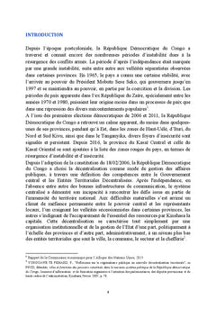 Defis et enjeux de la lutte contre le changement climatique en rdc