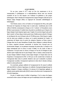 Didactique de linguistique en classe de FLe