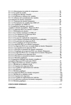 La régression PLS avec données manquantes