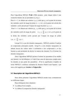 La régression PLS avec données manquantes