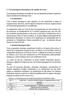 Modelisation de la qualite des eaux par le modele QUAL2K