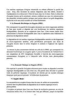 Modelisation de la qualite des eaux par le modele QUAL2K