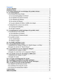 La Production touristique au Gabon