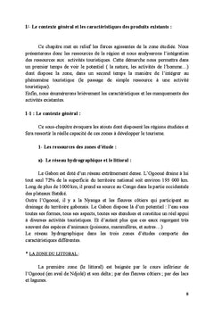 La Production touristique au Gabon