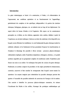 Procedes du Genie Technologique