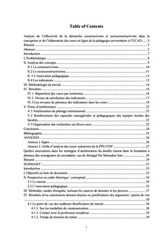 Analyse de l'effectivite de la demarche constructiviste et socioconstructiviste