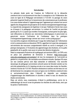 Analyse de l'effectivite de la demarche constructiviste et socioconstructiviste