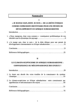 Je mange sain, donc je suis