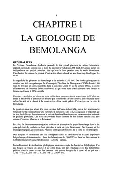 Valorisations des produits petroliers et miniers de Madagascar