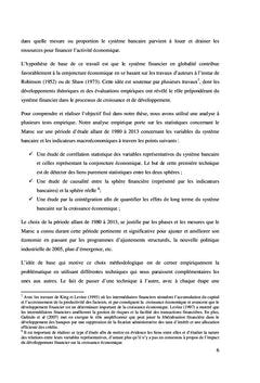 Banque, structure économique et financière au Maroc: analyse empirique