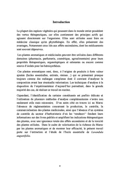 L'extraction de l'huile essentielle de Lavandula angustifolia.