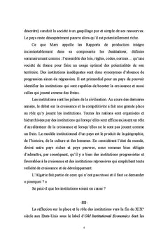 Algérie: institutions et sous-développement