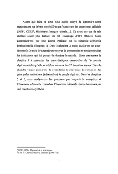 Algérie: institutions et sous-développement