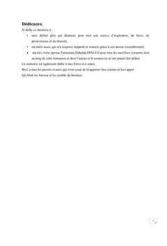 Analyse de l'évaluation de la formation au Port Autonome de Dakar