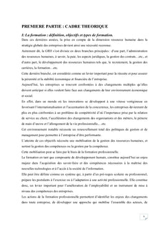 Analyse de l'évaluation de la formation au Port Autonome de Dakar