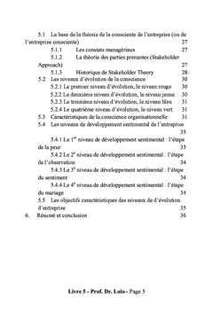 Theorie de Kohlberg versus theorie de la conscience d'entreprise