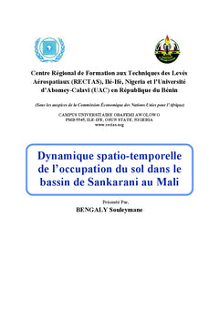Dynamique spatio-temporelle du bassin versant de Sankarani au Mali