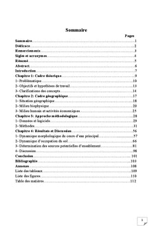 Dynamique spatio-temporelle du bassin versant de Sankarani au Mali